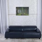 Burnley Dark Blue Three seater