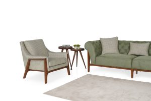 Wooden 2 Seater Sofa