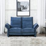 Casper Blue 2 Seater Sofa