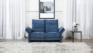 Casper Blue 2 Seater Sofa