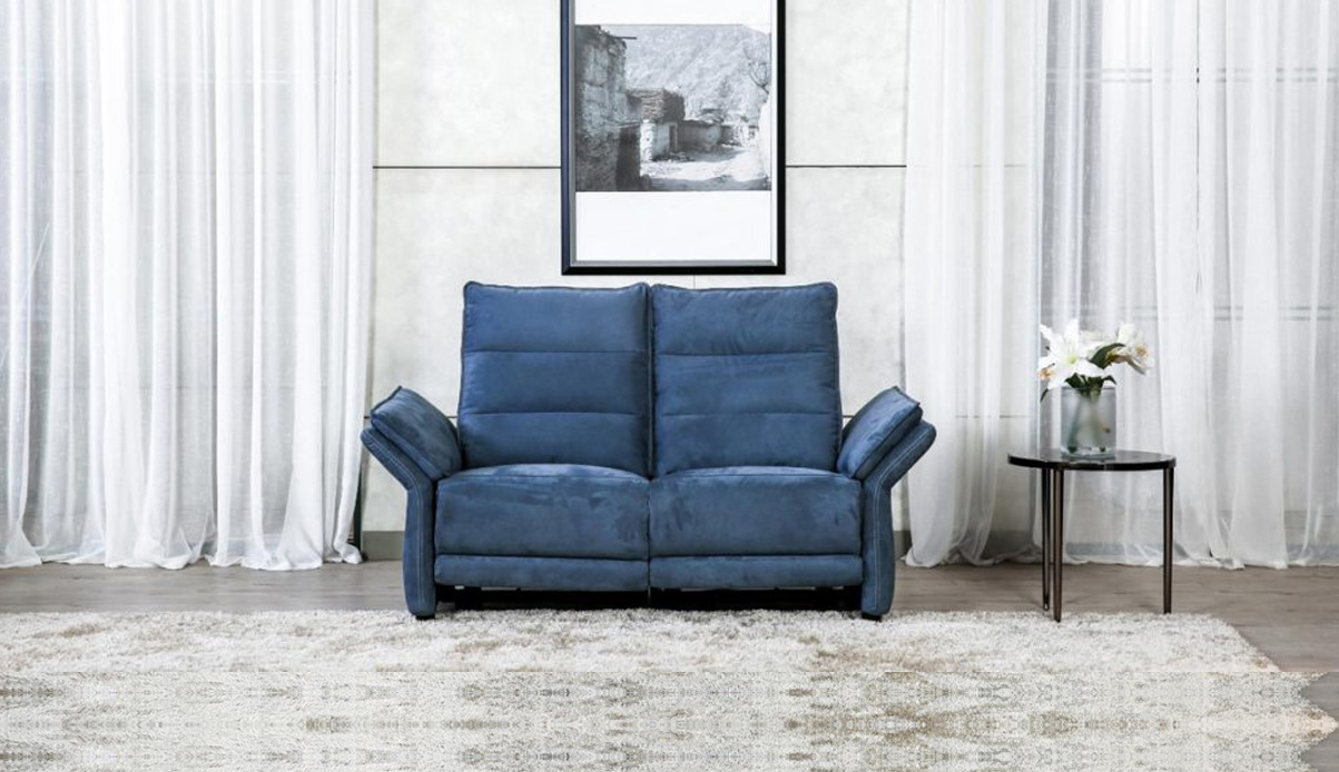 Casper Blue 2 Seater Sofa