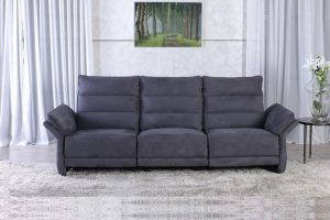Casper Dark Grey 4 Seater Sofa