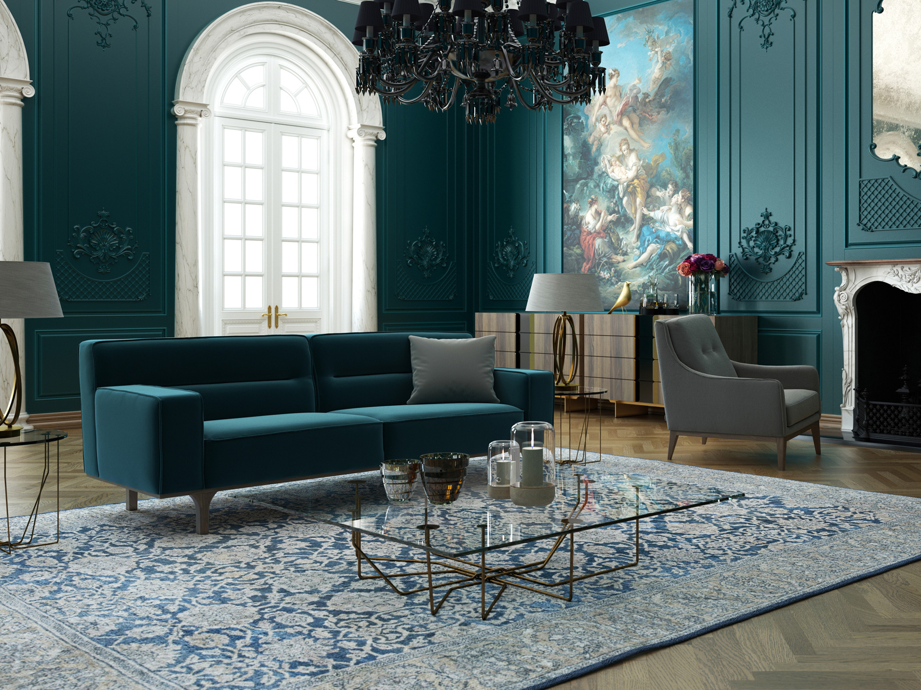 Vision 3 Seater Sofa - Image 2